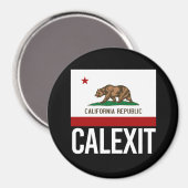 Calexit - California Exit Flag白 – - マグネット (正面/裏面)