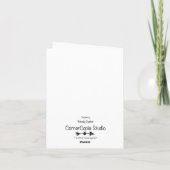 Calf Folded Card 案内状 (裏面)