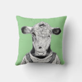 Calf in Dungaree (Moegi) クッション (裏面)