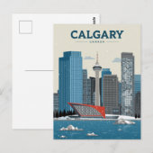 Calgary Canada Downtown Skyline ポストカード (正面/裏面)