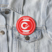 Calgary Columbia Round Emblem 缶バッジ (インサイチュ)
