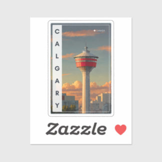 Calgary Tower Sticker Souvenir シール