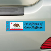 Calguns.netのステッカー-遺伝子ホフマンの友人 バンパーステッカー (車上)