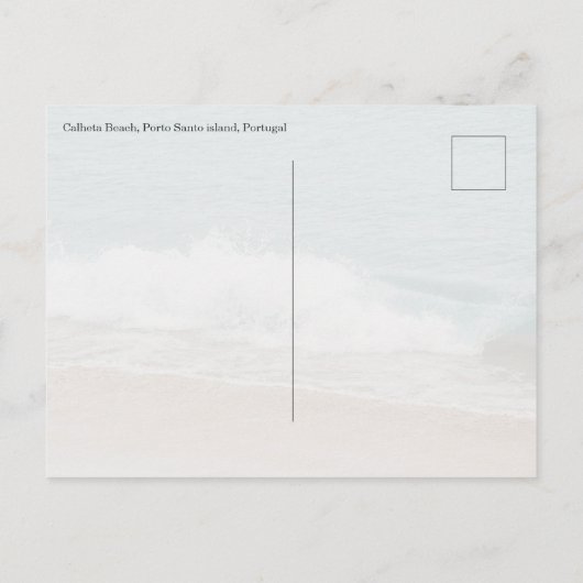 Calheta Beach, Porto Santo island ポストカード (裏面)