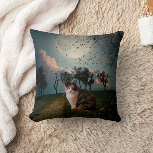 Caliの月 クッション (ブランケット)