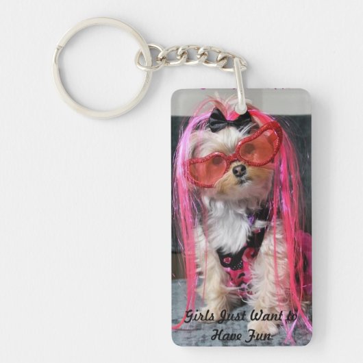 Caliの棒つきキャンデーの女の子のkeychain キーホルダー (正面)