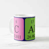 Cali定期テーブル名mag コーヒーマグカップ (正面左)