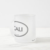 Cali、コロンビア フロストグラスマグカップ (正面左)
