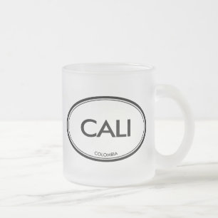 Cali、コロンビア フロストグラスマグカップ