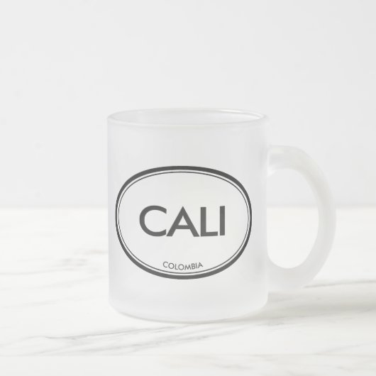 Cali、コロンビア フロストグラスマグカップ (右)
