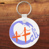 Cali++ロゴ キーホルダー (正面)