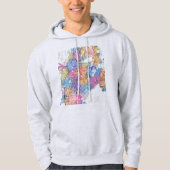 Cali Colombia City Map パーカ (正面)