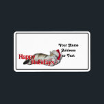 Cali the Calico Christmas Cat (文字付) ラベル<br><div class="desc">ありがとうストップございます！Gravityx9のデザインは、画像、写真、アート、デザインの大きなブレンドを提供する。新連絡製品の情報は私が。さらに多様な動物違うの方は、こちらのANIMALSコーナーをご覧ください。</div>