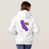 Cali/Women's Basic Hooded Sweatshirt/パーソナライズされたWom パーカ (裏面フル)