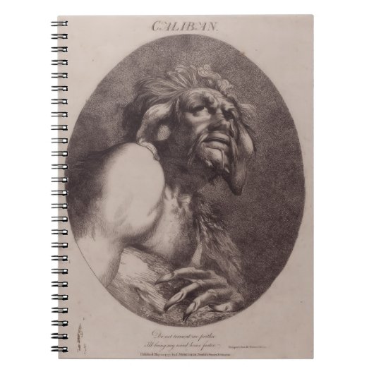 Caliban, 1775 John Hamilton Mortimer (アーティスト) ノートブック (正面)