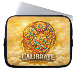 CalibrateMind - 抽象的で力強いマインドセット ラップトップスリーブ
