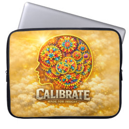 CalibrateMind –抽象的な前向き思考の強化 ラップトップスリーブ
