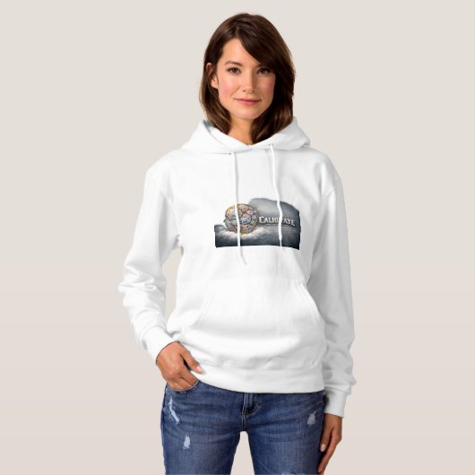 CalibrateMind Hoodie パーカ (正面フル)