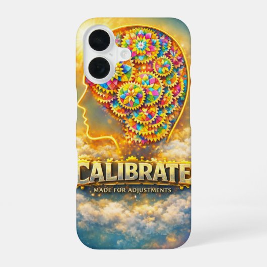 CalibrateMind iPhone 16ケース (裏面)