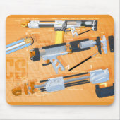 Caliburnは爆発しました マウスパッド (正面)