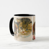 Calicoと虎猫の子猫・ H. Maguire ・ Mug マグカップ (正面左)
