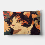 Calicoエレガント Cat inフローラガーデンスモール アクセサリーポーチ (裏面)