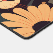 Calicoエレガント Cat inフローラガーデンデスクマット デスクマット (コーナー)