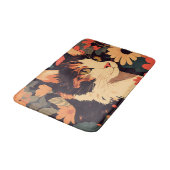 Calicoエレガント Cat inフローラガーデンバスマット バスマット (アングル)