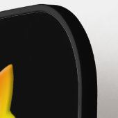 Calicoグラデーション三位一体ノットケルト猫 ピックルボールラケット (左詳細)