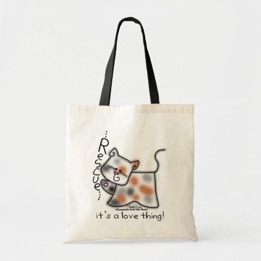 Calicoレスキュー…愛の事だ！ トートバッグ (正面)