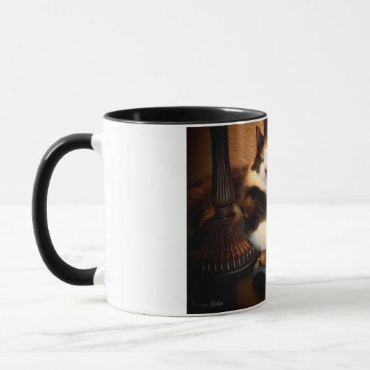 Calico Cat得 Your Mouse Coffee Mug マグカップ (左)