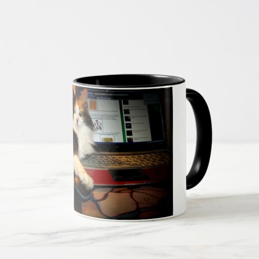 Calico Cat得 Your Mouse Coffee Mug マグカップ (正面右)