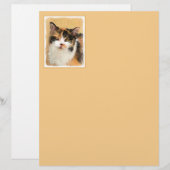 Calico Cat 絵画's – かわいいオリジナルキャットアート (正面/裏面)