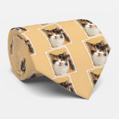 Calico Cat 絵画's – かわいいオリジナルキャットアート ネクタイ (ロール)