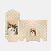 Calico Cat 絵画's – かわいいオリジナルキャットアート フェイバーボックス (折り畳みなし)