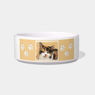 Calico Cat 絵画's – かわいいオリジナルキャットアート ボウル