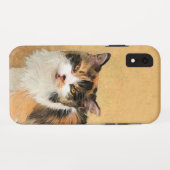 Calico Cat 絵画's – かわいいオリジナルキャットアート Case-Mate iPhoneケース (裏面(横))