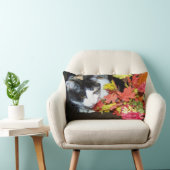 Calico Cat Autumn Decor Pillow ランバークッション (椅子)
