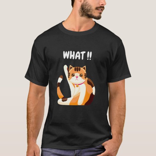 Calico Cat Butt Tシャツ (正面)