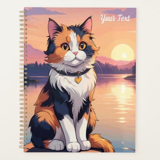 Calico Cat by Lake プランナー手帳 (正面)