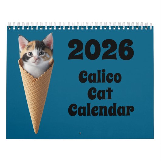 Calico Cat Calendar カレンダー (カバー)