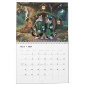 Calico Cat Calendar カレンダー (3月 2027)