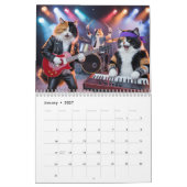 Calico Cat Calendar カレンダー (1月 2027)