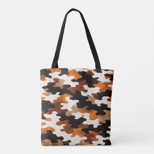 Calico Cat Camouflage トートバッグ (裏面)