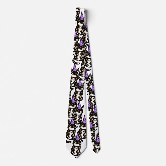Calico Cat Celebration Tie ネクタイ (正面)