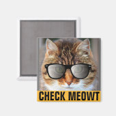 CALICO CAT、CHECK MEOWT MAGNETS マグネット (正面/裏面)