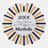 Calico Cat Christmas オーナメントカード (裏面)