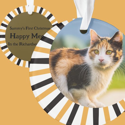Calico Cat First Christmas オーナメント