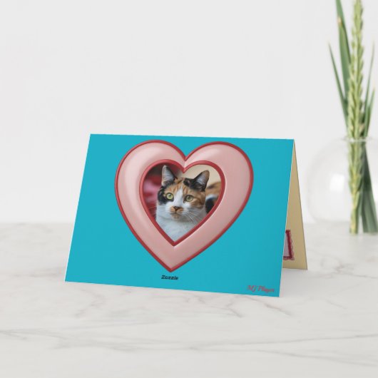 Calico Cat Valentine Card シーズンカード (裏面)