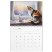 Calico Cats Calendar カレンダー (1月 2026)